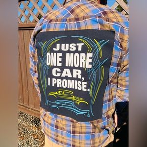 Hot Rod Upcycled Flannel